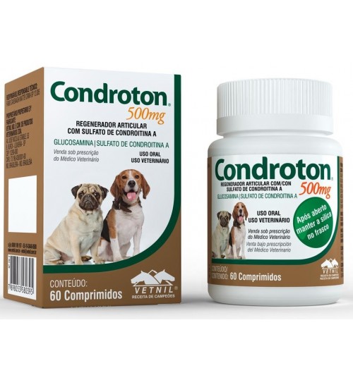 Condroton 500mg - 60 Comprimidos